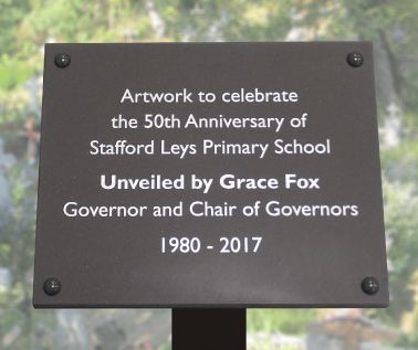 An image of Slate Effect Commemorative Tree Plaque - 400mm x 300mm (A3)
