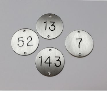 An image of Stainless Steel Table Numbers - 30mm