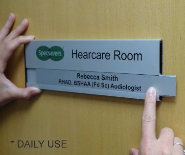 Aluminium Door Sign