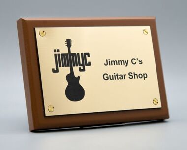 Product Image for Impact Acrylic Nameplates - 400mm x 300mm (A3)
