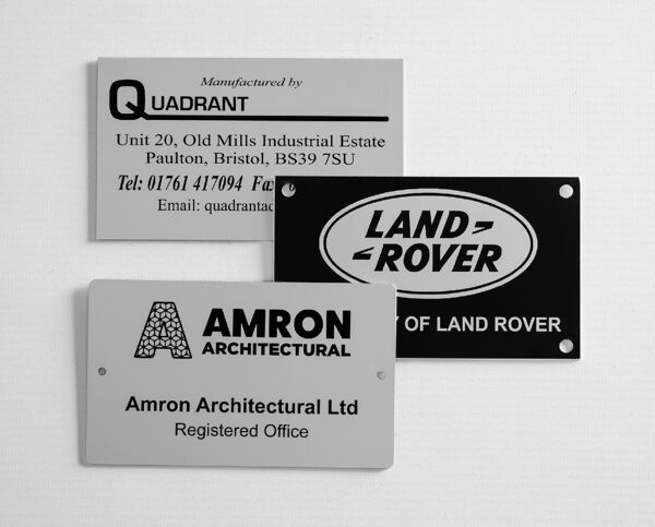 Aluminium Anodic Labels 125mmx75mm 0001
