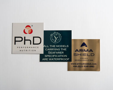 Product Image for Aluminium Dye Sub Labels 100mm x 100mm
