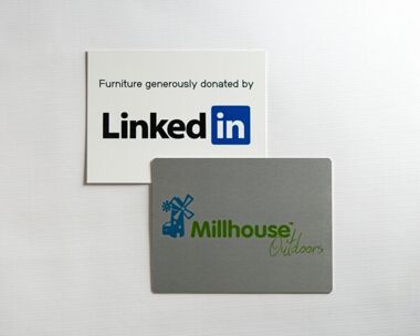 Product Image for Aluminium Dye Sub Labels 200mm x 150mm