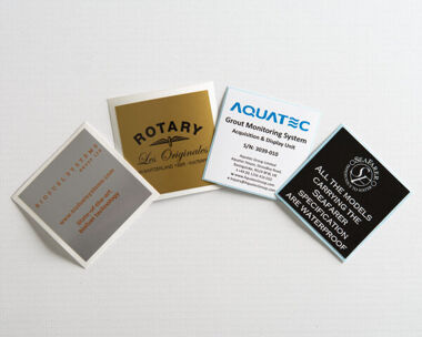 An image of S/A Vinyl Identification Labels 50mm x 50mm