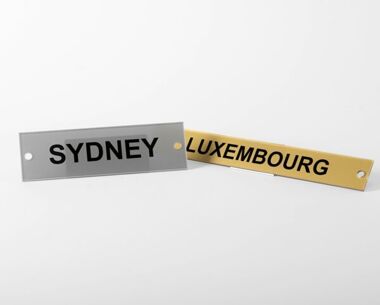 Product Image for Standoff Clock Signs - 250mm x 60mm
