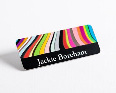 Product Image for Metal Name Badges - 76mm x 38.5mm