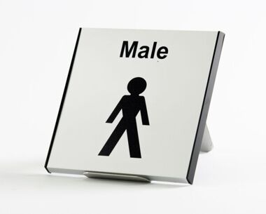 An image of Aluminium Male Sign