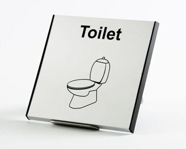 Product Image for Aluminium Toilet Sign