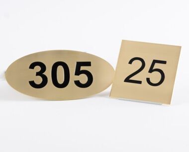 An image of Brass Room Numbers