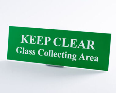 An image of Keep Clear Sign