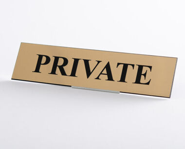 An image of Private Sign