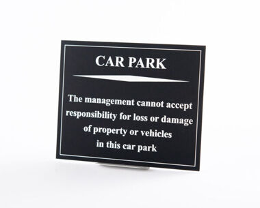 Product Image for Car Park Notice