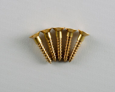 An image of Size 6 Brass Wood Screws (pkt of 5)