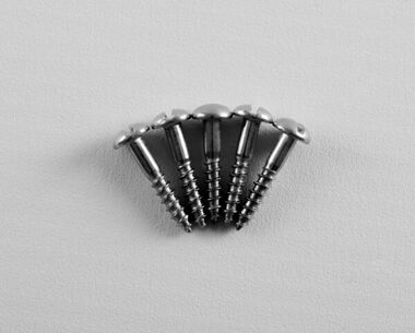 An image of Size 4 Steel Wood (Round Head) Screws (pkt of 5)