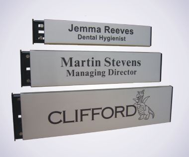 Aluminium Slatz Door Signs