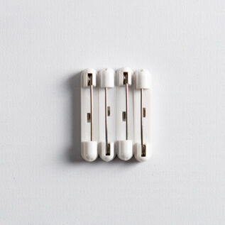 An image of 38mm White Self adhesive pin (pkt of 10)
