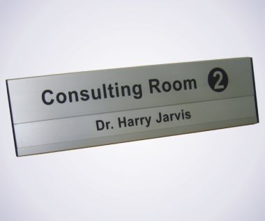 Aluminium Door Sign