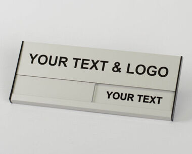 Product Image for Custom Text Slider Sign - 80mm - 200mm Long