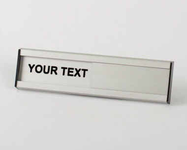 Product Image for Custom Text Slider Sign - 40mm - 200mm Long