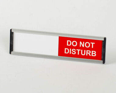 Product Image for Do Not Disturb Sign - Colour Coded with Slider