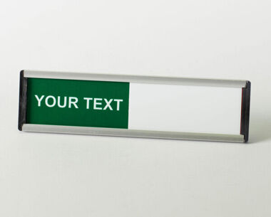 Product Image for Custom Text Sliding Sign - Colour Coded with Slider
