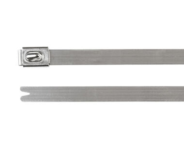 Product Image for Stainless Steel Cable Ties - Pack of 100 (362mm Long)