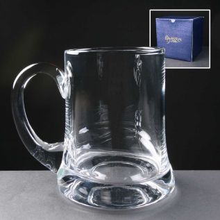 Personalised Glass Tankard - Tavern 1pt