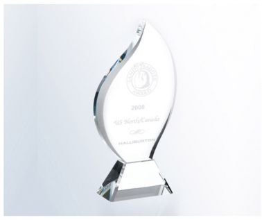 Personalised Engraved Flame Trophy - C84
