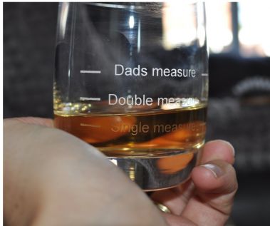 Personalised Whisky Tumbler - Dads Measure