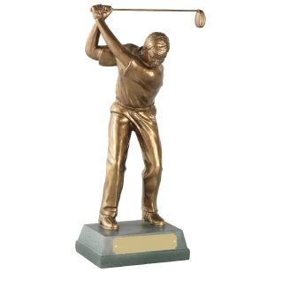 Male Golfer Full Swing
