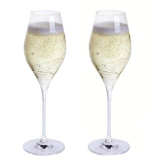 Engraved Wine Glasses - Glitz Prosecco (Pair)