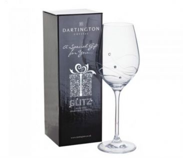 Engraved Wine Glass - Dartington Glitz