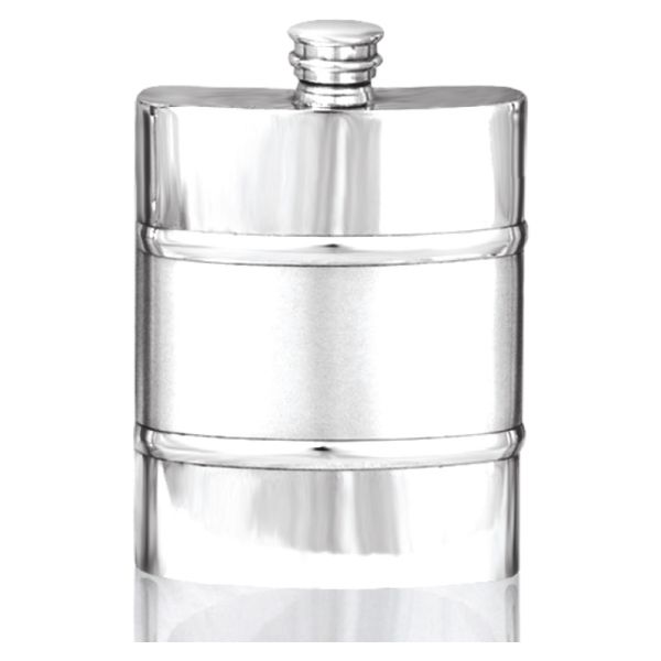 Pewter Hipflask with Satin Band SF5