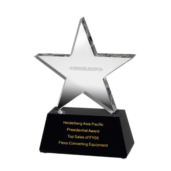Optical Crystal Star Award AC87