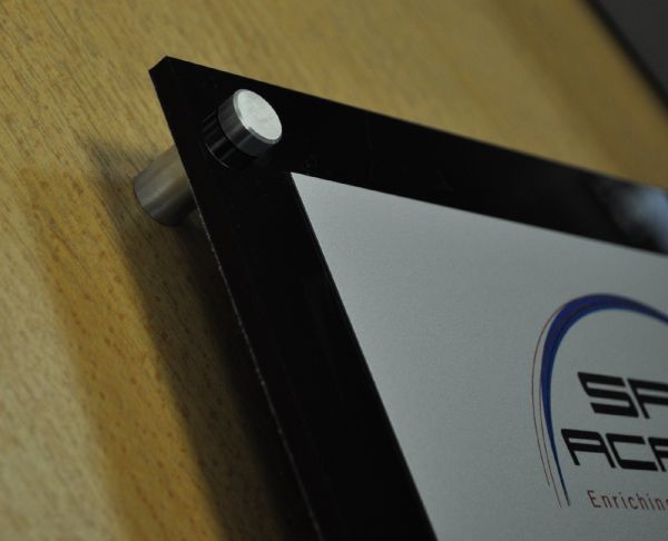 Metal Plate + Perspex Backing - Brunel Trophies