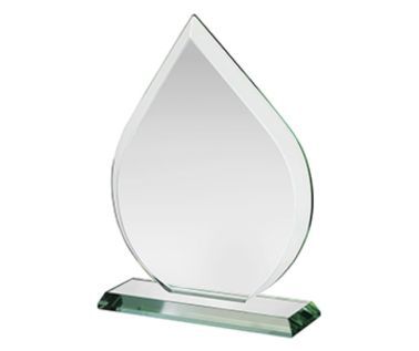 An image of Teardrop Jade Corporate Award - 8.5"