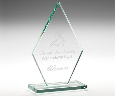Product Image for Diamond-Shaped Jade Business Award