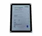 ISO Certification - Metal Plate With Perspex Backing - Brunel Trophies