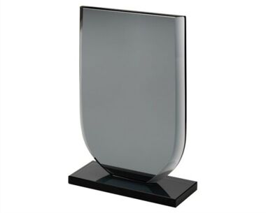 Product Image for Smoked U-Shaped Glass Award