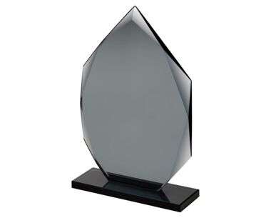 Product Image for Smoked Diamond-Shaped Glass Award - 178mm