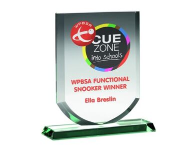 Product Image for Printed U-Shaped Glass Award