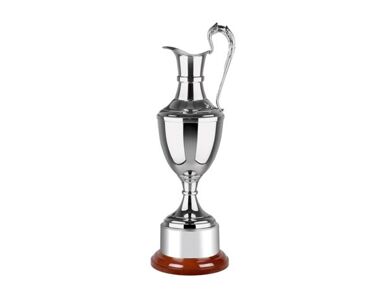 An image of Champions' Claret Jug with Rosewood Base