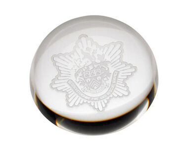 An image of Domed Crystal Paperweight