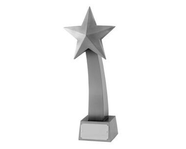 An image of Silver Shooting Star Award - 6"