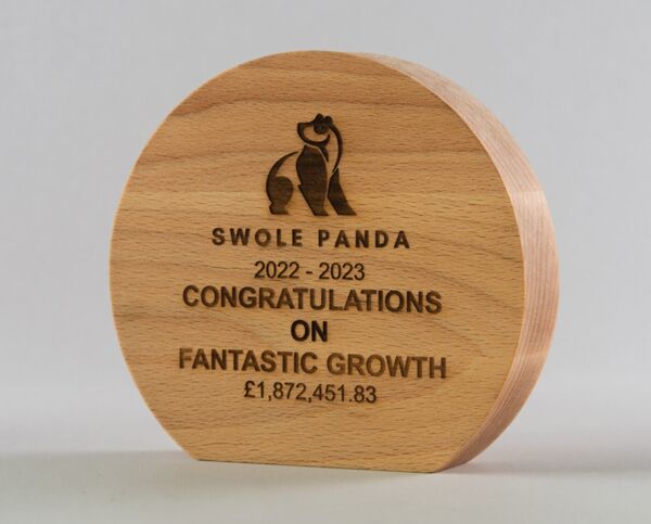 Engraved Circle Wooden