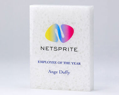 Product Image for Printed Recycled Acrylic Rectangular Award - 200mm x 175mm