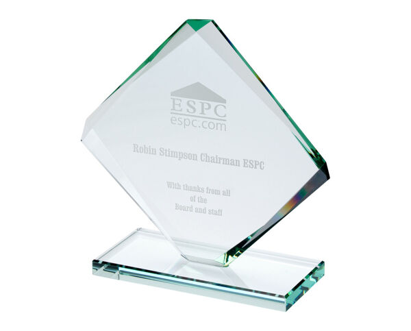 KG24 Engraved Glass Award