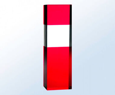 Product Image for Red/Clear Column Award