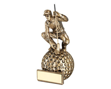 An image of Resin Male Golf Award - 197mm