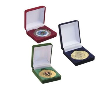 An image of Deluxe Medal Box - Green (40/50mm)